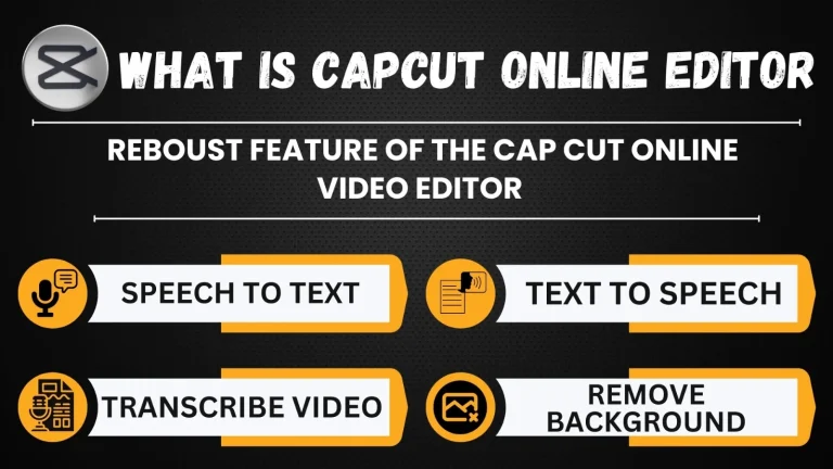 WHAT IS CAP CUT ONLINE EDITOR
