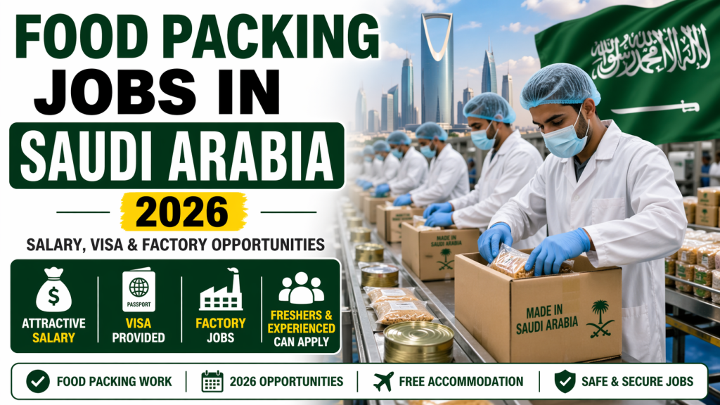 Food Packing Jobs in Saudi Arabia